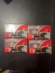 Maxell UR60 Blank Audio Cassette 4 Tapes Normal Bias New And Sealed. Fixed Price $15.00.