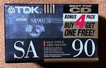 Tdk Sa 90 Type Ii High Bias Vintage Cassette Tape Still Sealed (5 Pack). Fixed Price $60.00.