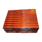 Maxell Audio Cassette Tapes 20-PACK Normal Bias Ur 90 Minute Iec Type 1 New!. Fixed Price $39.99.