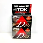 Tdk D60 High Output Blank Audio Cassette Tapes Ieci/type 1 Pack Of 2 New Sealed. Fixed Price $7.99.