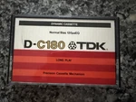 Tdk D-C180 Cassette Open Package Mint Long Play Dynamic Japan. Fixed Price $49.95.