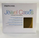 Memorex Slim Color Jewel Cases 10 Pack - New. Fixed Price $12.00.