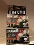 Maxell Xlii 90 High Bias Audio Cassette Tape Minutes New & Sealed 2 Pack. Fixed Price $24.99.