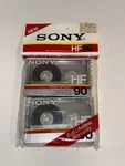 Sony Hf 60 Cassette Tapes Type 1 Normal Minutes Two New Sealed Package. Fixed Price $10.00.