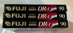 Fuji Dr-i 90-MIN Normal Bias Blank Audio Cassette Tapes New 3 Pack. Fixed Price $5.99.