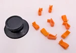 10- Vintage 3M Retaining Clips For Reel-to-reel Tape Spools And One Spindle Hub. Fixed Price $31.00.