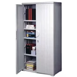 Iceberg 92573 Rough Ready Storage Cabinet, Platinum Granite, Hdpe, 4 Shelves,. Fixed Price $569.99.