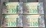 Lot Of 4 Memorex CD2 Type Ii High Bias 110 Min Blank Cassette Tapes New Sealed. Fixed Price $16.99.
