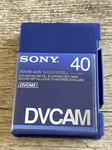 Sony PDVM-40N Minute Dvcam Mini Videocassette. Fixed Price $8.00.