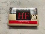 Sony HF120 Minute Blank Audio Normal Bias Cassette Tape Sealed New. Fixed Price $7.00.
