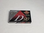 (1) One Tdk Slimline Ecocase D90 Blank Cassette Tape High Output Ieci Type. Fixed Price $6.00.