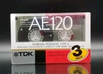 3-PACK Tdk Ae 120 Blank Audio Cassette Tapes Type Normal Position Japan 1989. Fixed Price $29.99.