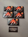 Tdk D60 Cassette Audio Tapes New High Output Ieci/type Pack Of 5. Fixed Price $9.99.