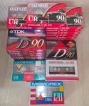 Maxell UR90 Tdk D90,MEMOREX Dbs 120 Certron UX90 Sealed Lot Of 38. Fixed Price $79.80.