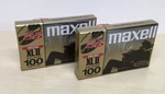 New Sealed Lot Of 2 Maxell High Bias Xlii 100 Minute Audio Cassette Tapes. Fixed Price $14.97.