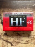 Single (1) Sony C-46HFA1 High Fidelity Min Nos Sealed Blank Cassette Tape. Fixed Price $14.46.