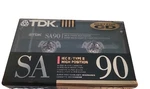 Sealed Vtg Tdk Sa 90 Blank Cassette Tape Best For Cd Type Ii New High Resolution. Fixed Price $18.99.