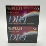 New Fuji Blank Cassette Tape Dr-i Normal Bias 90 2 Pack Sealed X1. Fixed Price $7.99.