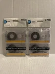 4 Tapes Onn 90 Minute Audio Cassettes High-output Blank Recording. Fixed Price $8.35.