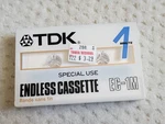 Vintage Nos Sealed Tdk Endless Cassette EC-1M Min 1987 Japan. Fixed Price $19.99.