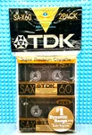 Tdk Sa-x 60 1989 Usa Type Ii Twinpak Blank Cassette Tapes (2) (sealed). Fixed Price $53.99.