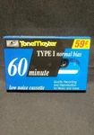 Tonemaster 60 Minute Blank Cassette Tape Type 1 Normal Bias Sealed Lot Of 8. Fixed Price $14.44.