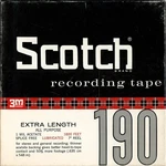 Scotch 190 To Recording Tape, Lp, 7" Reel, 1800 Ft, Used. Fixed Price $7.95.