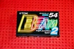 Tdk Beam 2 54 1999 Japan Type Ii Blank Cassette Tape (1) (sealed). Fixed Price $19.79.