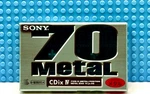 Sony Cdix Iv Metal 70 1997 Japan Blank Cassette Tape (1) (sealed). Fixed Price $33.99.