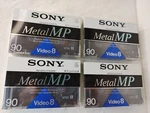 Sony Metal P6-90MP Video 8MM Cassette Tapes High Quality & Durability (4PK). Fixed Price $19.98.