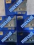 (5) Maxell Dm 120 Digital Audio Tape. Fixed Price $80.00.