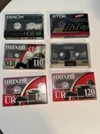 Vintage Blank Cassette Tape Lot Denon Tdk Maxell Xlii UR120 Sealed Type. Fixed Price $160.00.