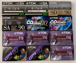 Tdk 12 Audio Cassette Tapes High Bias CRO2 Sa Sd Cd Power 90 & 110 Min Japan New. Fixed Price $68.79.