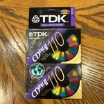 Tdk Cding-ii 110 High Res Blank Audio Cassette Tape Type Twin Pack!. Fixed Price $6.70.