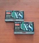 Lot Of 2 Sony Ux 100 Vs. Ii Type Blank Cassette Tape (sealed). Fixed Price $46.91.