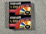 New 2PACK Factory Sealed Maxell Udii Cd High Bias Position Audio Cassettes 90MIN. Fixed Price $10.00.