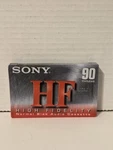 Sony High Fidelity Blank Cassette Tape 90 Minute Normal Bias Audio New Sealed. Fixed Price $7.95.