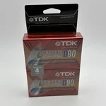 Tdk 4-PACK D90 Superior Normal Bias Minute Blank Audio Cassette Tapes Sealed. Fixed Price $10.00.