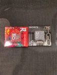 2 Pcs Sony Mini Disc Color Collection Red Black - 74 Minutes New Sealed. Fixed Price $11.00.