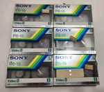 Sony Metal Video 8 P6-15MP Cassette Pack Pcs) (6X) New Sealed Free Shipping. Fixed Price $25.00.
