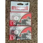 Vintage Maxell Ur 90 Blank Audio Cassette Tapes Sealed 2 Pack Normal Bias Min. Fixed Price $12.00.