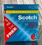 (7) 3M Scotch BX60 Normal Bias Type Cassette Tape Korea Vtg 1993 New/sealed. Fixed Price $19.50.