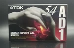 Tdk AD-1 54 Blank Audio Cassette Tape Type Normal Position Made Japan 1997. Fixed Price $15.99.