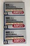 Lot 3 Tdk AM120 Cassettes Professional Acoustic Master Normal Bias Sealed. Fixed Price $24.97.