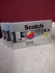 Scotch Xsii - 1987 Us (3) Audio Cassette Blank Tapes (new). Fixed Price $30.00.