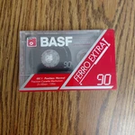 Basf Ferro Extra 90 Minute Blank Audio Cassette Tape New. Fixed Price $8.99.