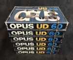 Pk Opus Ud 60 Normal Bias 120 New Old Stock Blank Cassette Tapes Sealed. Fixed Price $34.95.