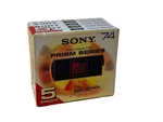 Sony MDW-74H Digital Prism Recordable Minidisc Sealed (5 Pack ) New. Fixed Price $44.25.