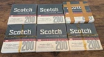 Scotch 200 Recording Tapes Double Length 1/4INX2400FT 7" Reel. Fixed Price $120.00.
