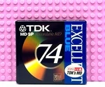 Md Tdk Excellent Blue 74 Blank Mini Disc (1) (sealed). Fixed Price $17.99.
